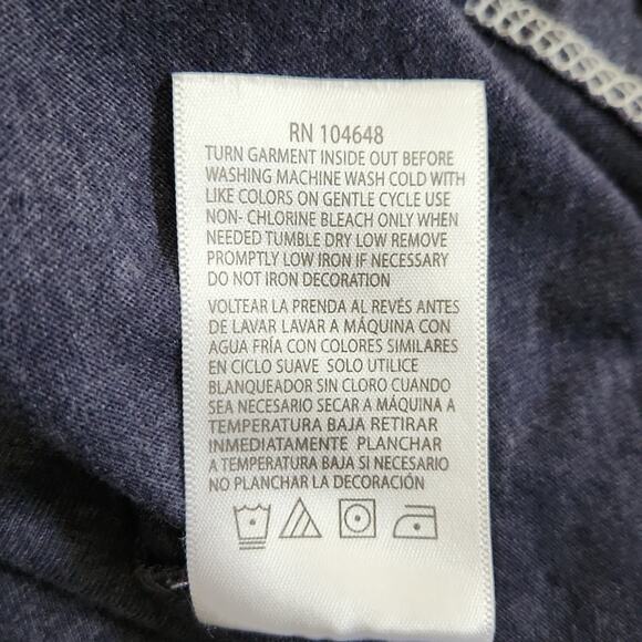 Knights Apparel Womens Blue White Raglan Sleeve T-Shirt Size Med College Sports - Picture 8 of 9